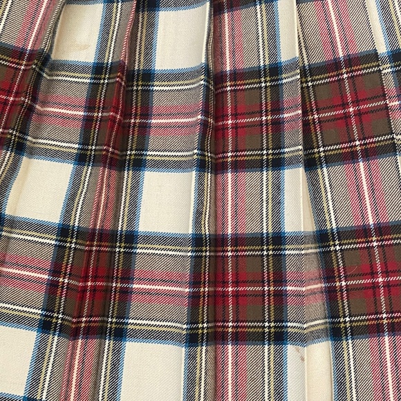 Vintage Wool Tartan Gift Shops A-Line Plaid Skirt - Picture 7 of 7